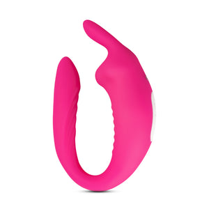 9 Speeds Remote Control Pink Color Rechargeable Clitoral and G-Spot Rabbit Vibrator