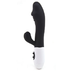 Black silicone G spot vibrator