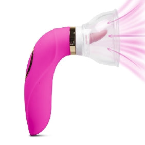 8 Speed Pink Clitoral Sucking and Licking Massager